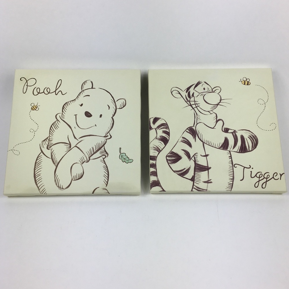 SOLD DISNEY CLASSIC WINNIE THE POOH & TIGGER ART